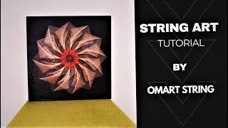 String Art,How to Make String Art Timelapse/Tutorial, diy