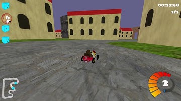 SuperTuxKart 0.9.3 Old Rome reverse