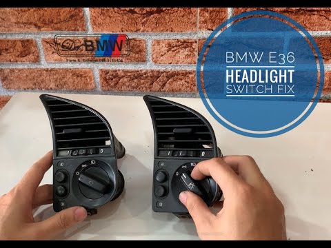 [DIY] BMW E36 Headlight Switch Retrofit