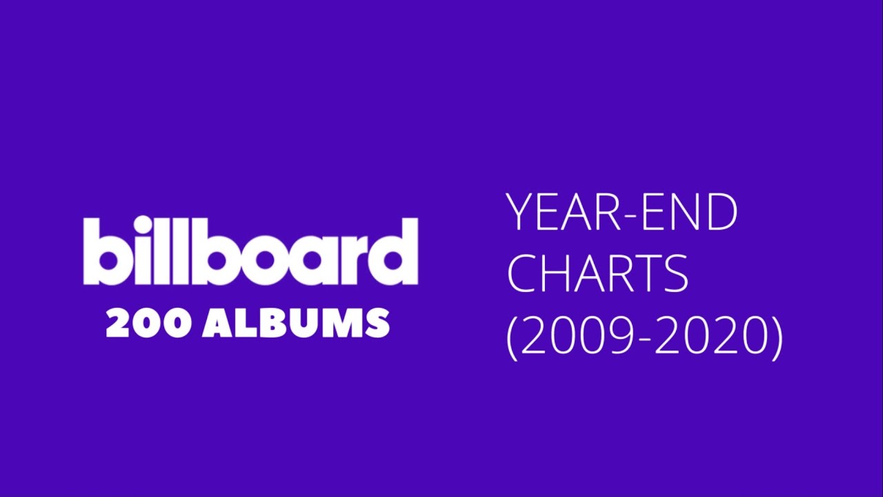 Top 5 albums of each year (2009-2020) - BILLBOARD 200 YEAR-END CHARTS ...