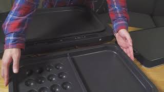 ホットプレート 左右温度調整 2枚 WHP-012 収納シーンver