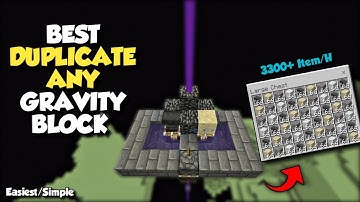 Best 1.19 Simple Tutorial Duplicate Any Gravity Block In Minecraft (MCPE,Windows,Xbox,Switch,PS,PC)