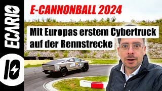 Cybertruck sprengt E-Cannonball 2024 💥 Meine Moderation der größten E-Auto-Rallye in DE