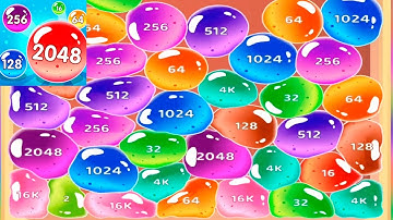 Jelly Ball Merge - Android Mobile Gameplay - New Android Games 2024 FHD