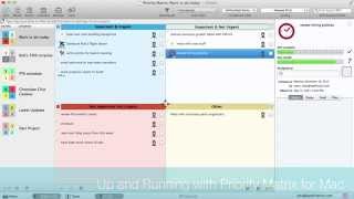 Up and Running with Priority Matrix for Mac