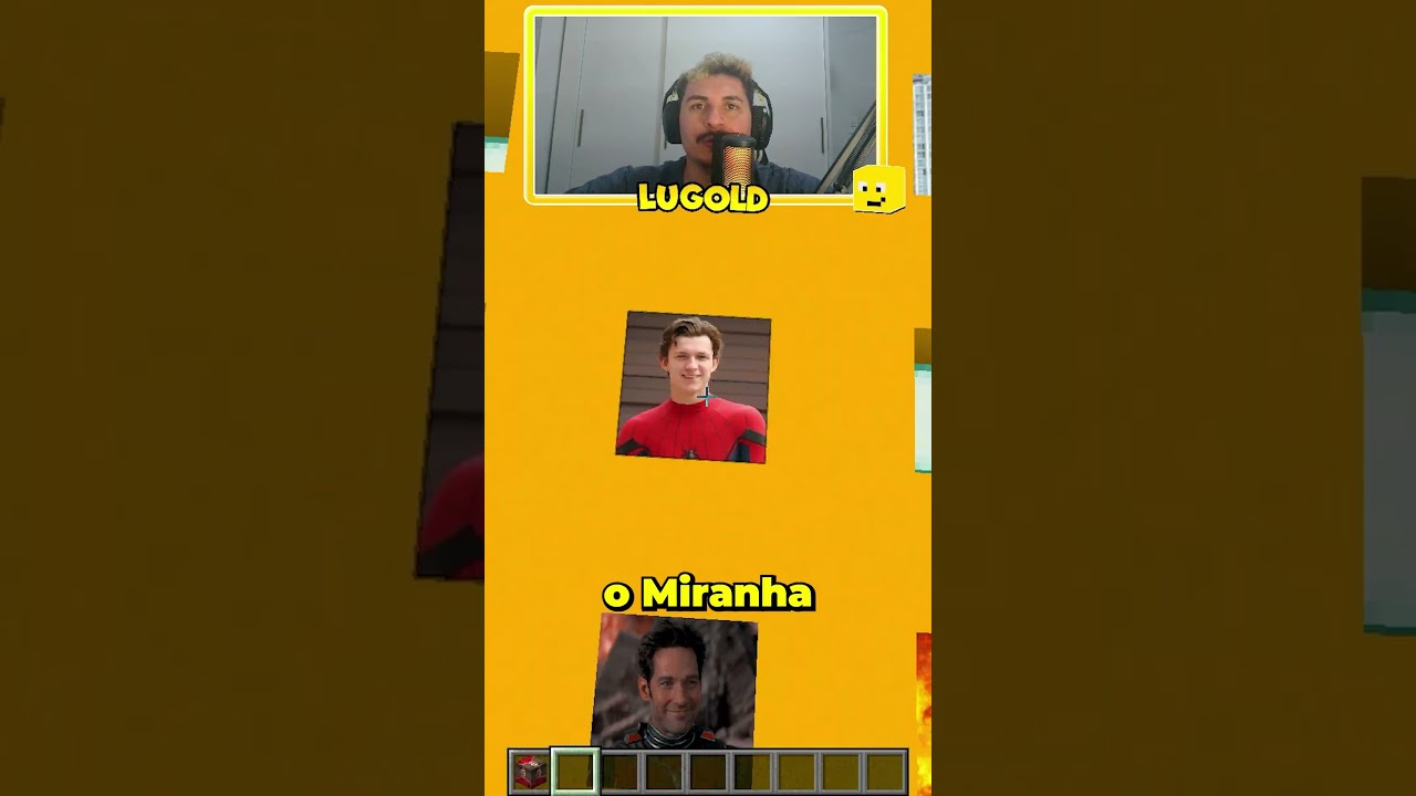Olha o HEROI que ele ESCOLHEU! #minecraft
