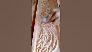 Beautiful Wood Carving Design | Handcrafted Art#WoodCarving #Woodworking #HandmadeArt #WoodDesign