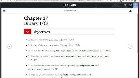 Daniel Liang Java Sections 17.1 and 17.2
