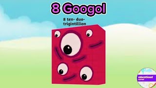 Numberblocks infinity big numbers counting 6 to 6 googol‎ @Educationalcorner110 #learntocount