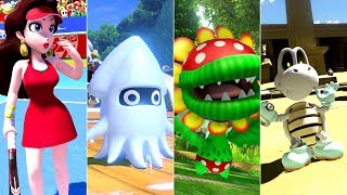 Mario Tennis Aces - All Character Entrances (DLC Included)