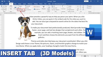 How to Insert 3D Models into Word - How To Create 3D Model in Microsoft Word 2019 Hindi Tutorial
