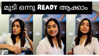 ജോലിക്ക് പോകുമ്പോൾ Hair പെട്ടെന്ന് style ചെയ്യാം/ Working Mom Tips for style your hair/#miya