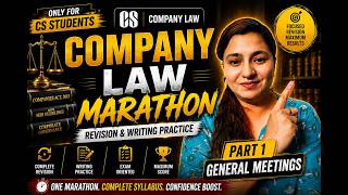 Company Law - Day 1 - Revision & Writing Practice - The Law League Marathon!!