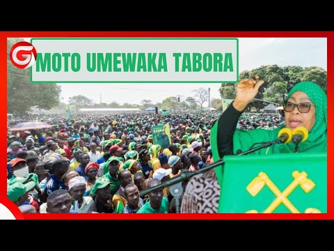 Live FIRE IS ON IN TABORA NYOMI FLOODS TO LISTEN TO DOCTOR SAMIA ASKING FOR PRESIDENTIAL VOT