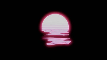 Minimalistic Vaporwave Sea Loop | Blender 2.8