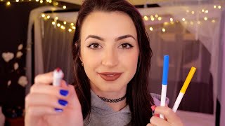ASMR | Drawing on Your Face with Colorful Markers