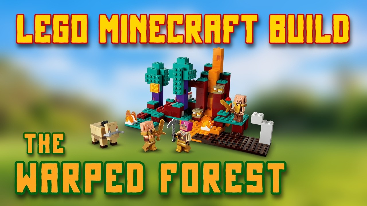LEGO Build - Minecraft Set 21168 - The Warped Forest - YouTube