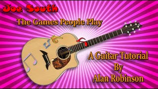 How to play: The Games People Play by Joe South (easy acoustic lesson)