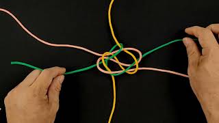 How to tie easy knot pattern # Paracord/Macrame #43