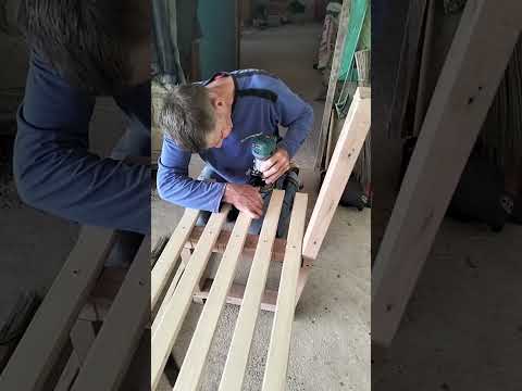 Bank aus Altholz bauen