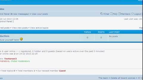 Tutorial - Forum: Part 3