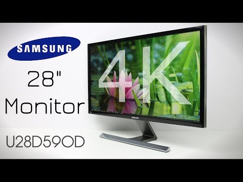 Unboxing Samsung 4K UHD 28 inch monitor $460 for gaming PC