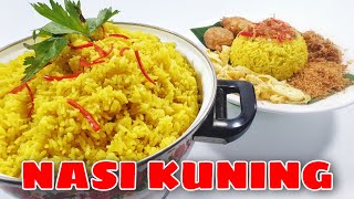 RAHASIA RESEP NASI KUNING GURIH DAN WANGI JUGA PULEN