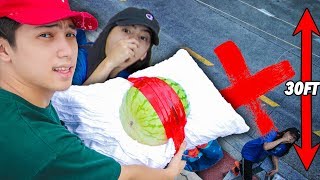 DON'T CRACK THE WATERMELON WIN CASH!! | Ranz and Niana