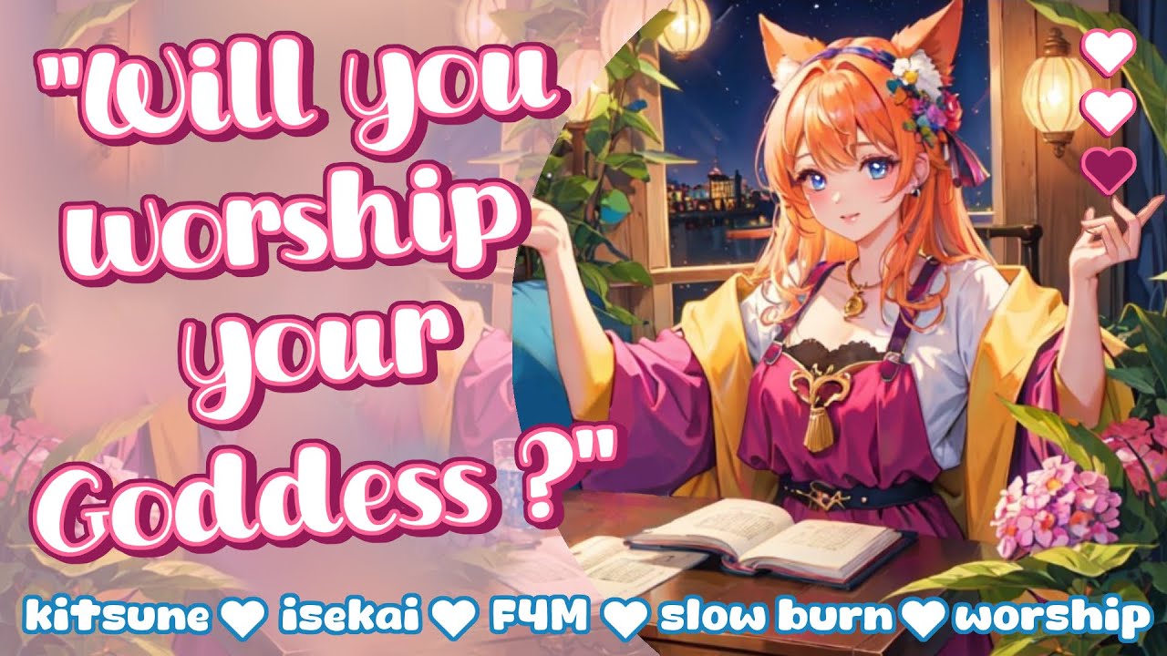 Serving your Kitsune-Goddess🤍🪽~ [F4M Roleplay ASMR]