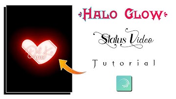 How to create trending halo glow status video || technicalmahatma