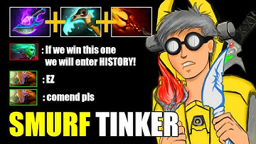 Smurf Tinker Comeback Game | Tinker Dota 2 Gameplay