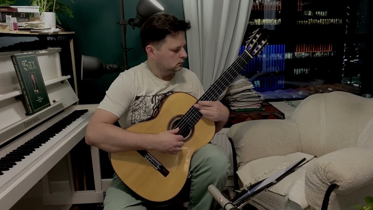 Practicing Our Spanish Love Song by Pat Metheny/Charlie Haden (classical guitar cover)