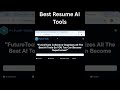 Best Resume AI Tools | AIUPIC #shorts #viralvideo