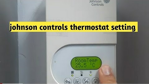 johnson controls | thermostat lock unlock
