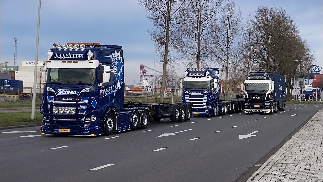 Truck spotting Waalhaven Rotterdam #scania #volvo #scaniav8 #MAN #automobile #trucker #trucking 