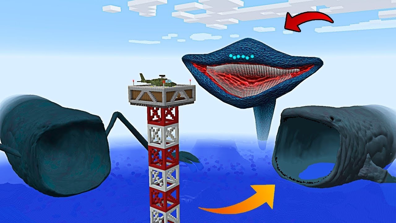 SEA EATER, EL GRAN MAJA AND THE BLOOP in Minecraft