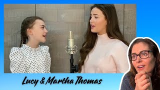 LucieV Reacts to Lucy & Martha Thomas - Say Something (A Great Big World Cover)