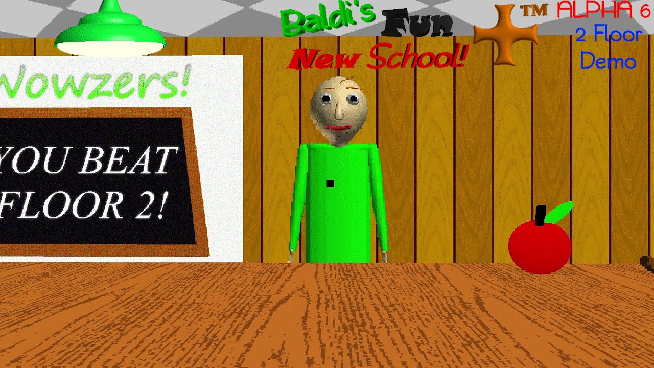 Baldi's Fun New School Plus Alpha 6 (2 Floor Demo