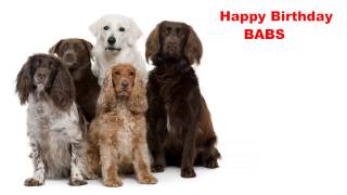 Babs  Dogs Perros - Happy Birthday