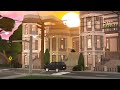 Building traditional townhouses in my bloxburg city   panda builds