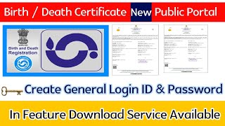 Get Your Birth And Death Certificates Easily With The New Crs General Public Portal! in Feature