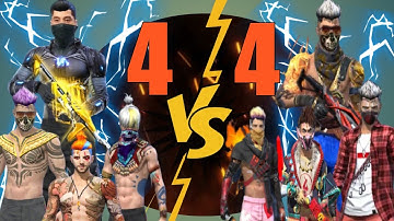 4 VS 4 CUSTOM | FREEFIRE SQUAD VS SQUAD HEAVY FIGHTING CUSTOM CHALLENGE | CLASS-SQUAD CUSTOM MATCH