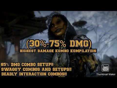 "THE BUG QUEEN" Mk11 D'vorah Highest Damage Combo Video