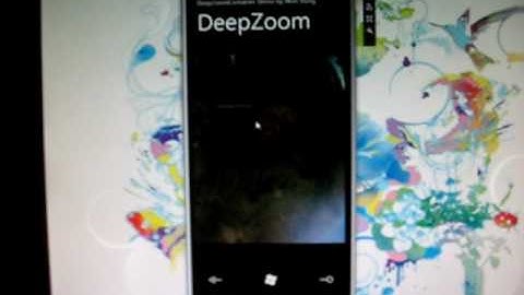 Windows Phone 7 DeepZoom Demo