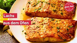 Honig-Knoblauch Glasierter Lachs Sehr, Saftig In Nur 30 Minuten Ofenlachs-Rezept