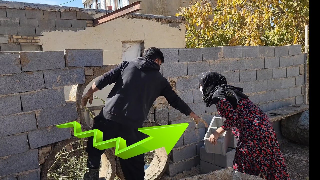 Building a Traditional Mud House | Rural Life in Iran – Part 5