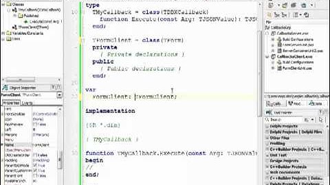Delphi Labs: DataSnap XE - Callbacks - Part 1 of 3