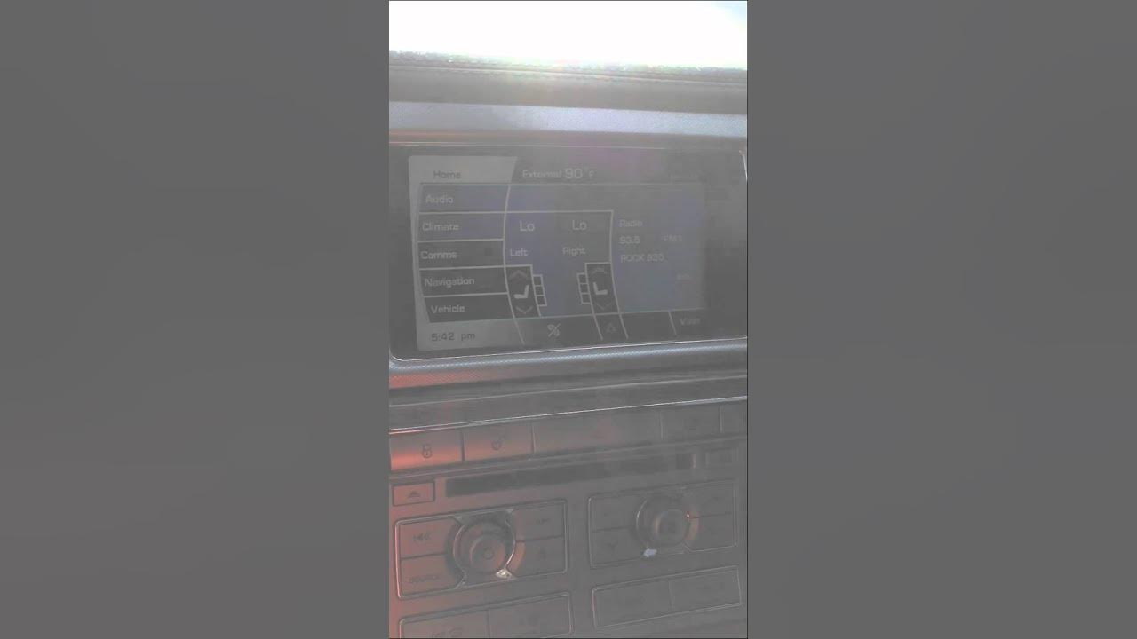Jaguar xf radio problems - YouTube