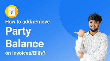 How to Print Party Balance on Invoices | Best Billing Software | Inventory & Payments | English