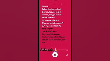 Thumbnail of Sability (Lyrics)- Ayra Starr #afrobeat #ayrastarr #mavins #sability #shortsvideo